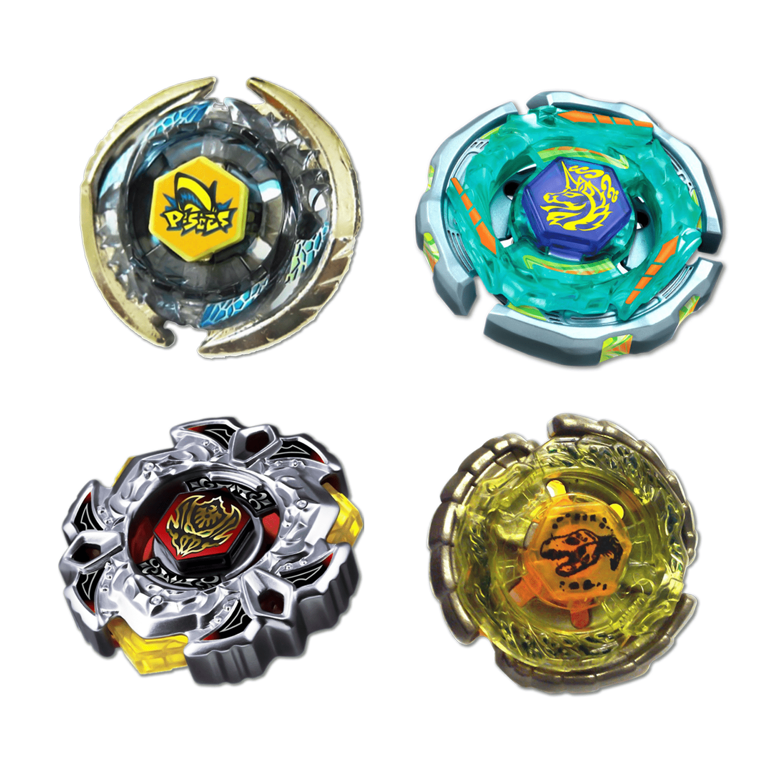 Shop 4 Pack Beyblade Combo - Thermal Pisces - Unleash Power