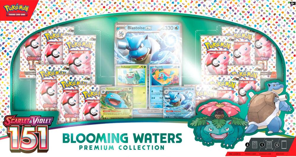 Pokemon Scarlet Viloet 151 Blooming Waters Premium Collection