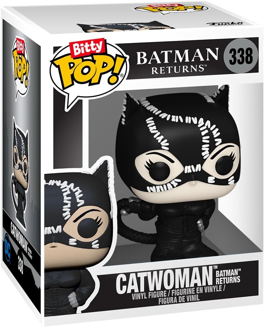 889698811279Funko Bitty POP! Batman 85th - Batman, 4-Pack and A Surprise Mystery Mini Figure - 0.9 Inch (2.2 Cm) - DC Comics Collectable - Stackable Display Shelf Included - Gift Idea - Party Bags Stocking