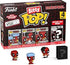 Funko Bitty POP! Deadpool - Bathtime, 4-Pack and A Surprise Mystery Mini Figure - 0.9 Inch (2.2 Cm) Collectable - Stackable Display Shelf Included - Gift Idea - Party Bags Stocking - Cake Topper