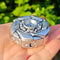 Fidget Sliders Open Armor Spinning TopFidget Toys Stress Relief for Adults Magnetic Metal