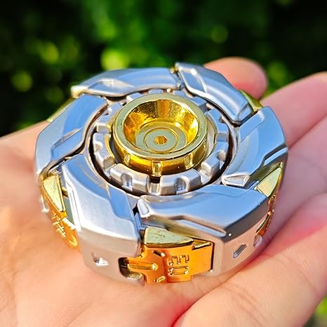 Fidget Sliders Open Armor Spinning TopFidget Toys Stress Relief for Adults Magnetic Metal