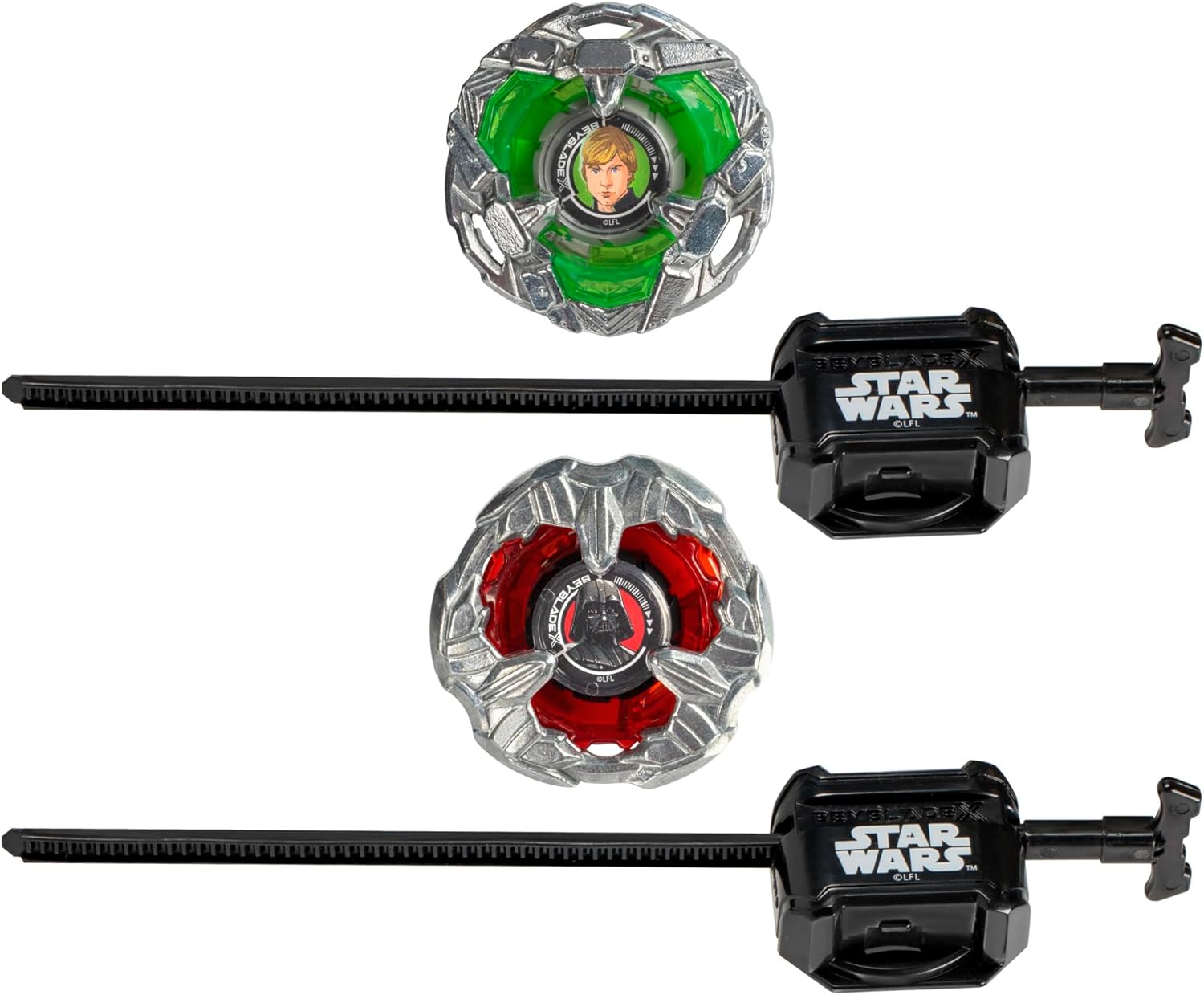 Takara Tomy Beyblade X Limited Edition BX-00 Double Starter Luke Skywalker and Darth Vader