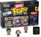 Funko Bitty POP! Marvel - Hulk and A Surprise Mystery Mini Figure - 0.9 Inch (2.2 Cm) - Marvel Comics Collectable - Stackable Display Shelf Included - Gift Idea - Party Bags Stocking
