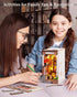 Rolife DIY Book Nook Kits for Adults, Miniature Dollhouse Booknook Kit, 3D Wooden Puzzle Creative Decorative Bookends Bookshelf Diorama Insert Crafts Hobbies Gifts (Sakura Wine Alley)