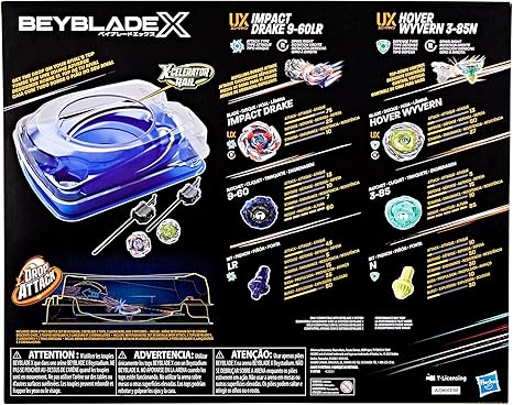 Beyblade X Drop Attack Battle Set with Beystadium Arena