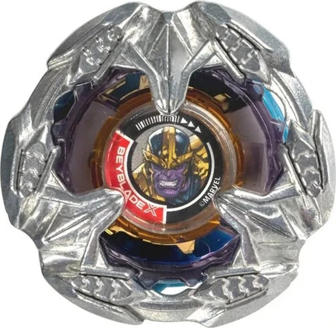 Takara Tomy Beyblade X Marvel BXG-29 Iron Man 4-80B vs. Thanos 4-60P