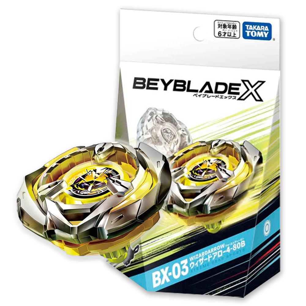 Takara Tomy Beyblade X BX-04 Starter Knight Shield 3-80N