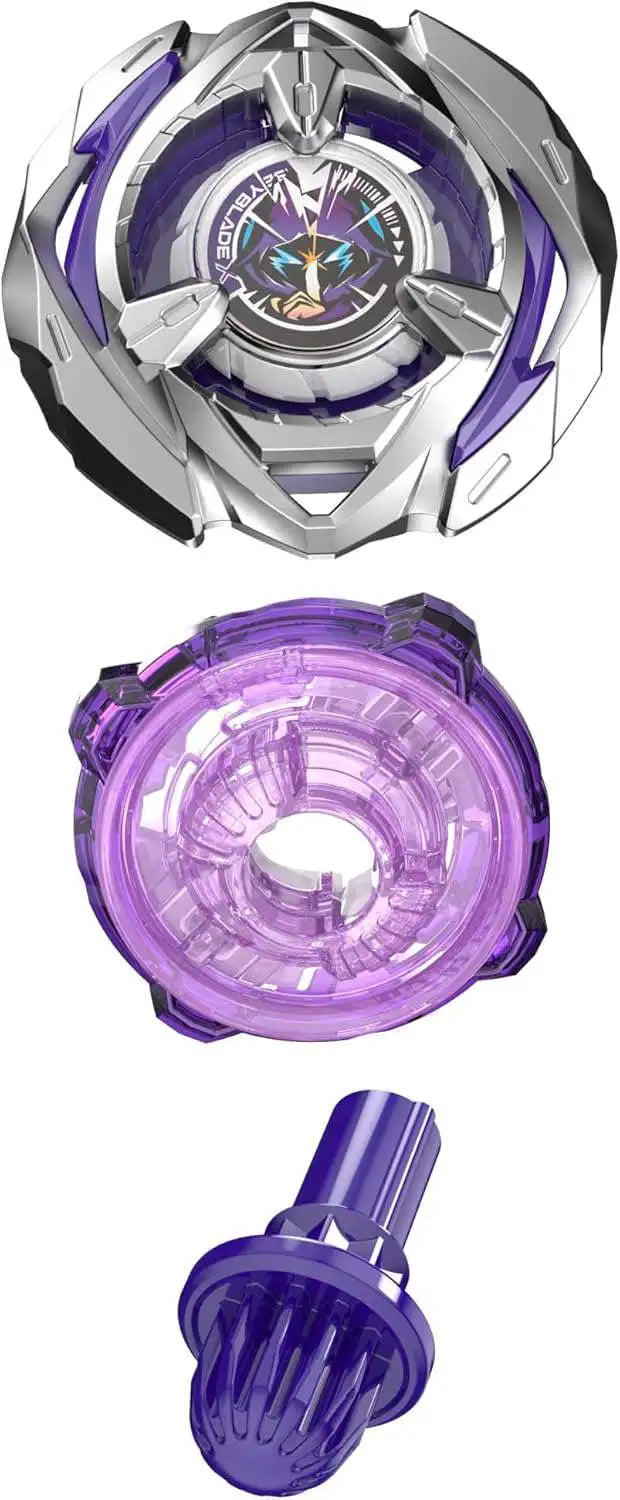 Side view of Beyblade X Arrow Wizard 4-80GB right-spin top