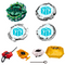 7 Forge Disc in Beyblade Burst B-121 Hazard Kerbeus