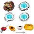 Bullet Performance Tip of Takara Tomy B-145 Venom Diabolos Beyblade