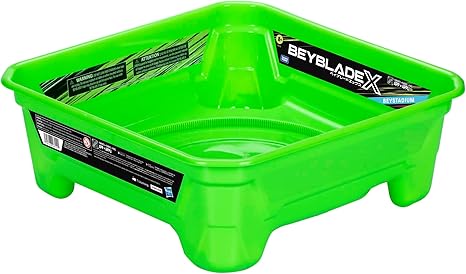 Top view of Beyblade X Beystadium with Accelerator Gear System