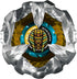 Close-up of Beyblade X Cowl Sphinx 9-80GN blade and ratchet details