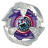 Close-up of Beyblade X Keel Shark 3-60LF blade and ratchet details