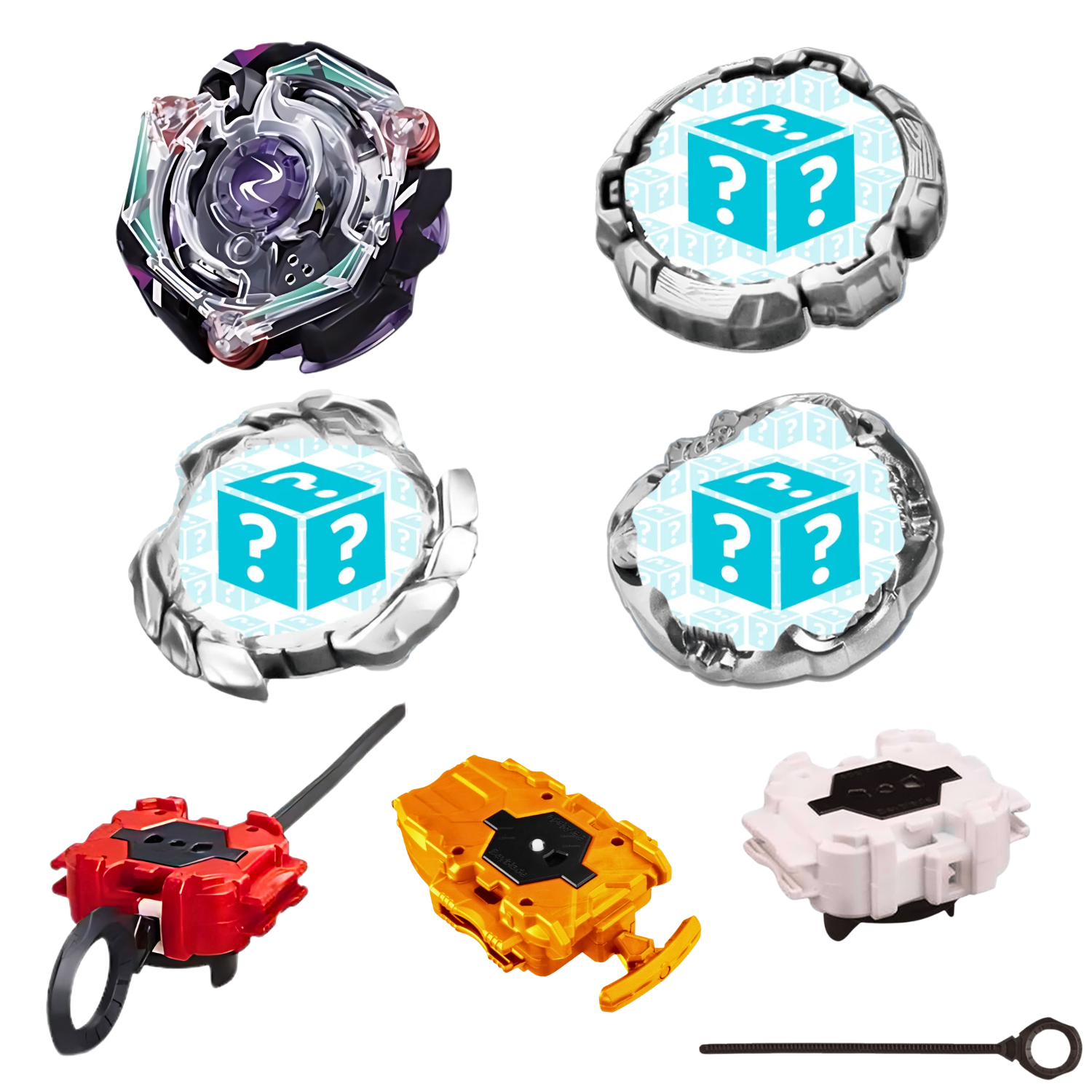 Takara Tomy Kreis Satan 2Glaive Loop B-74 Beyblade Starter w/ Launcher ...