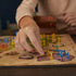 Risk board game displayed on strategy game collection shelf