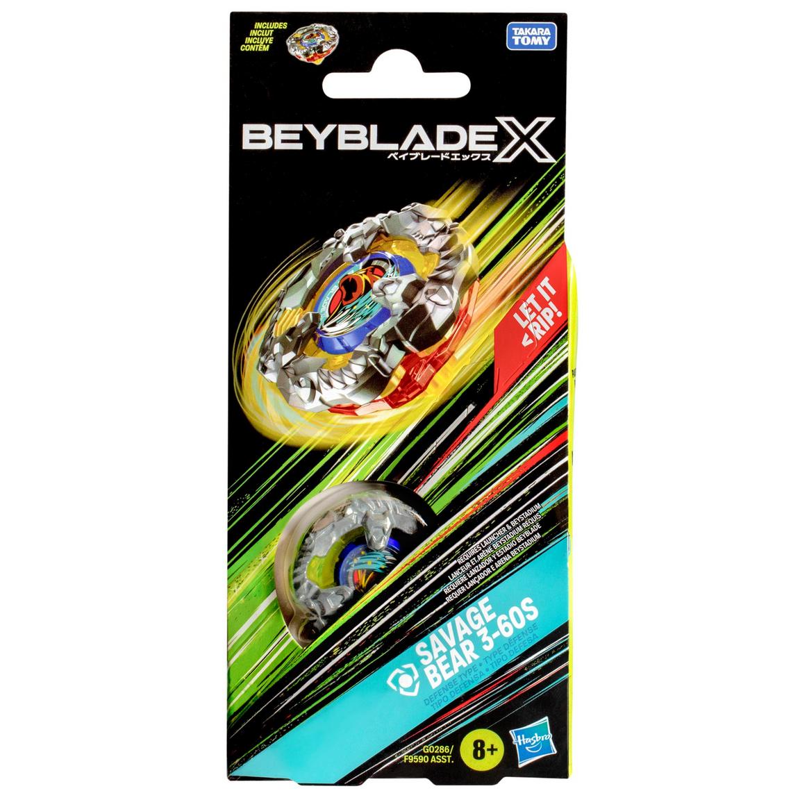 Beyblade X Savage Bear 3-60S in original Hasbro packaging