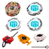 8B Forge Disc with Bump Frame detail of Beyblade BURST B-103