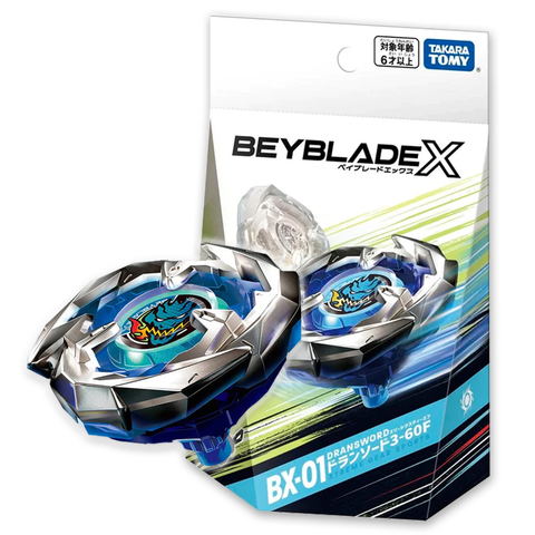 Takara Tomy Beyblade X BX-01 Dran Sword 3-60F Starter - Attack