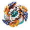 Takara Tomy Geist Fafnir 8' Absorb B-122 front view