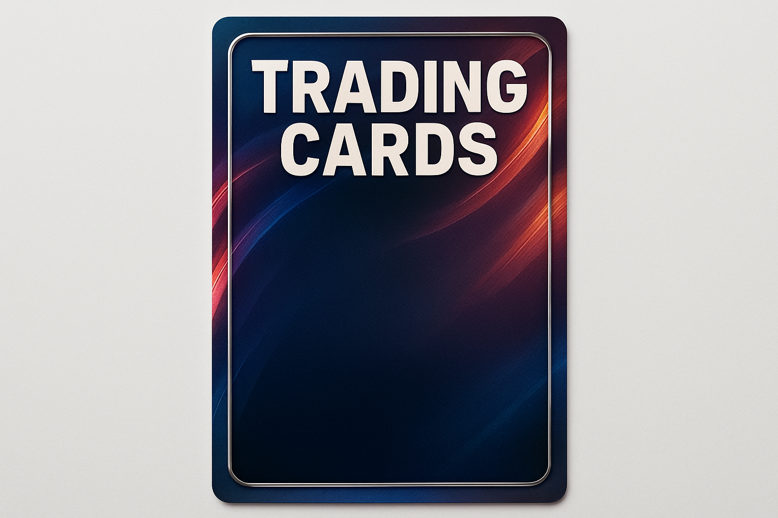 Trading Cards with text on top Trading Cards