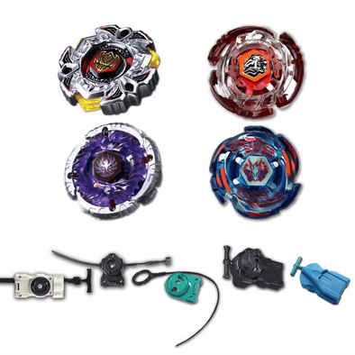 Beyblade 4 Pack Astro Pegasus 100F, Galaxy Pegasus BB-70, Jade Jupiter BB-116, Variares BB-114 + 1 Free Launcher-Beyblades-Blowout,bundle,bundle pack,Essential,holidaygiftguide,RANDO1,RANDO2,Rebuy,sale