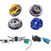Beyblade 4 Pack with Death Quetzacoatl and Bonus Launcher