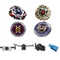 Beyblade 4 Pack Meteo L-Drago LW105LF BB-88, Phantom Orion B:D BB-118, Scythe Kronos T125EDS BB-113, L-Drago Guardian S130MB BB-121C +1 Free Launcher-The Beybladers-Preset,Rebuy