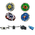 Beyblade 4 Pack Meteo L-Drago LW105LF BB-88, Storm Pegasus 105RF BB-28, Thermal Pisces T125ES BB-57, Poison Serpent SW145SD BB-69 +1 Free Launcher-The Beybladers-Preset,Rebuy