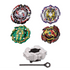 4 Pack Beyblade Burst Set with Free Launcher