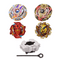 Beyblade Burst 4 Pack Set with Free Launcher