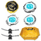 Stylish GB145MS BB-88 Black Sun Gold Galaxy Pegasus Beyblade