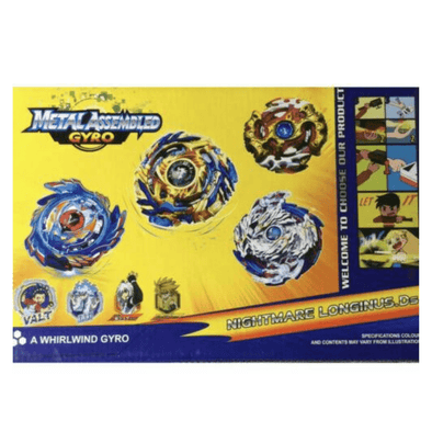 A Whirlwind Gyro Set Metal Assembled Nightmare Longinus-Beyblades-America,beys,Birthday,Burst,Children,Gifts,Holiday,holidaygiftguide,Launchers & Grips,new,Present,Rebuy,sale,Toy