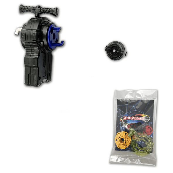 L/R Power String Beyblade Launcher BB-115 with 5 Piece Customizing Combo Set-Beyblades-Launchers & Grips,Metal Fury