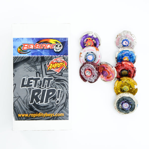 Premium Beyblade Random 4 Pack Party Collector Set-Beyblades-Metal Fury,Preset,Rebuy