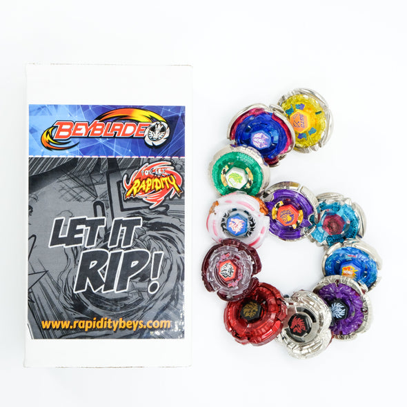 Premium Beyblade Random 6 Pack Party Collector Set-Beyblades-Metal Fury,Preset,Rebuy