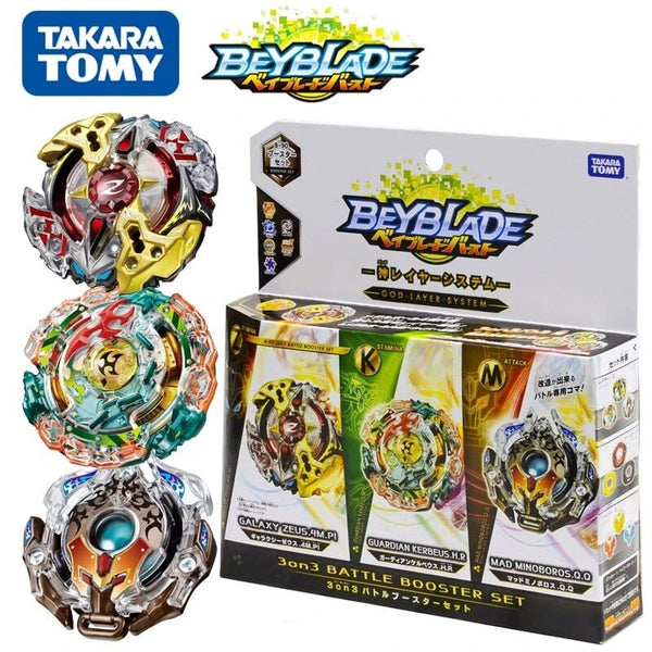 Takara Tomy Beyblade BURST B-90 3on3 Battle Booster Set - Galaxy