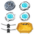 Twisted Fusion Wheel of Beyblade BB-104 145WD