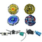 Day And Night Pack 4 Beyblade Set with Galaxy Pegasus and Bonus Launcher