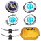 DUO URANUS ICE-TITAN 230WD - Top Beyblade for Intense Battles tray for practice