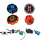 Invasion Pack 4 Beyblade Set with Ray Unicorno and Bonus Launcher