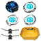 Top-Notch 85XF B-166 Mercury Anubius Blue Beyblade