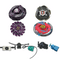 Punisher Pack 4 Beyblade Set with Bakushin Susanow and Bonus Launcher
