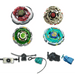 Supreme Pack 4 Beyblade Set with Ray Unicorno and Free Launcher
