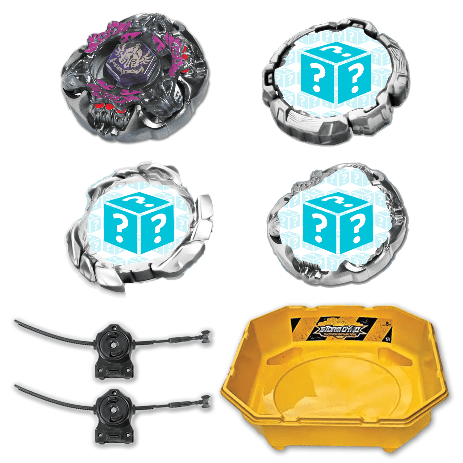 Perseus Face Bolt in Takara Tomy BB-80 Beyblade