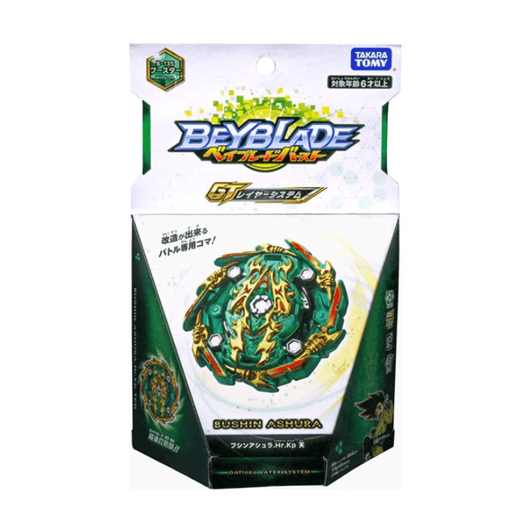 Takara Tomy Beyblade B-135 Booster Bushin  Ashura.Hr.Kp Ten-Spinning Tops-Bursty,JOHNBURST1,JOHNBURST2,Rebuy,Takara,TaTo