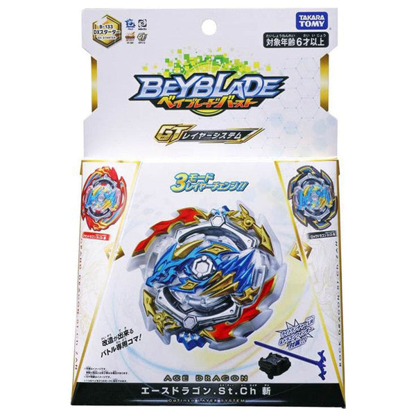 Takara Tomy Beyblade BURST B-133 Ace Dragon.St.Ch Zan - Attack