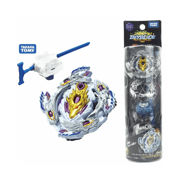 TAKARA TOMY Bloody Longinus / Brutal Luinor 13 Jolt Burst Beyblade Starter w/ Launcher B-110-Spinning Tops-new ar,Rebuy,TaTo,Tomy