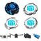 Best 85XF B-166 Mercury Anubius Blue Beyblade