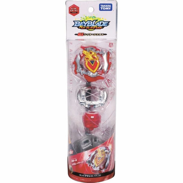 TAKARA TOMY Z Zet Achilles A4 11 Xtend Burst Beyblade Starter